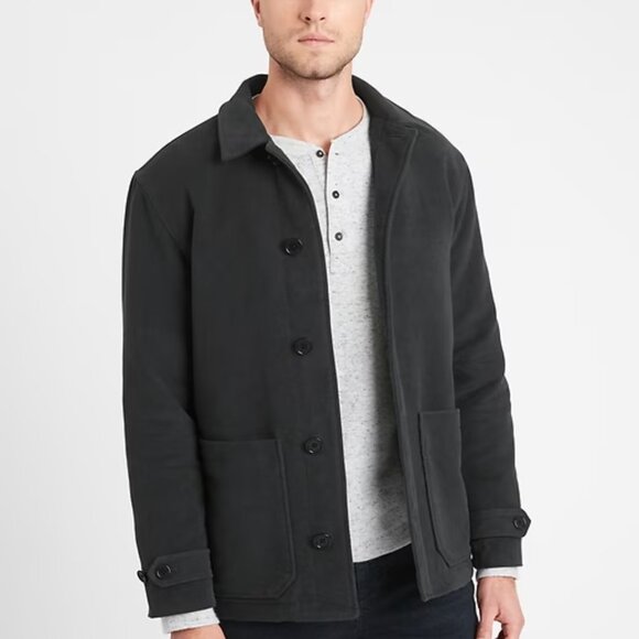 Banana Republic Italian Moleskin Coat - XL Tall - Picture 3 of 7